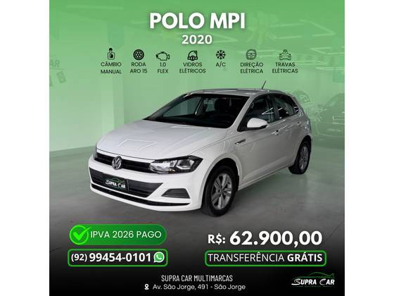 VOLKSWAGEN POLO 1.0 MPI TOTAL FLEX MANUAL VOLKSWAGEN POLO 1.0 MPI TOTAL FLEX MANUAL